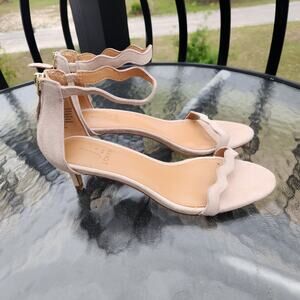 J. Crew Beige Heels Strappy Homecoming Hoco Wedding Prom Bridal 7